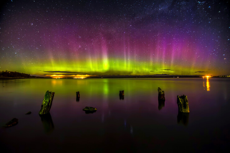 aurora-boreal-lago