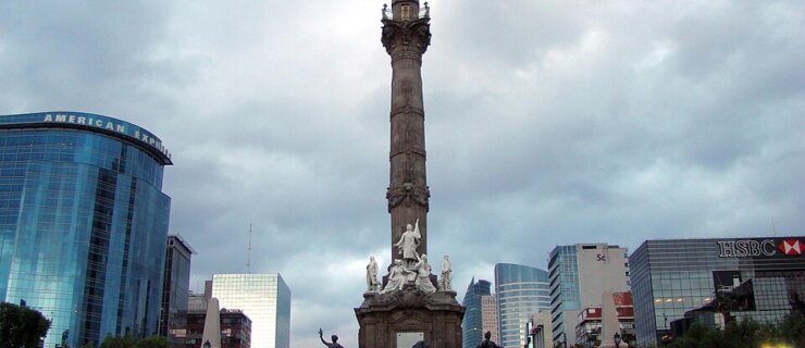 Monumento do Anjo da Independência no Paseo de la Reforma, Cidade do México